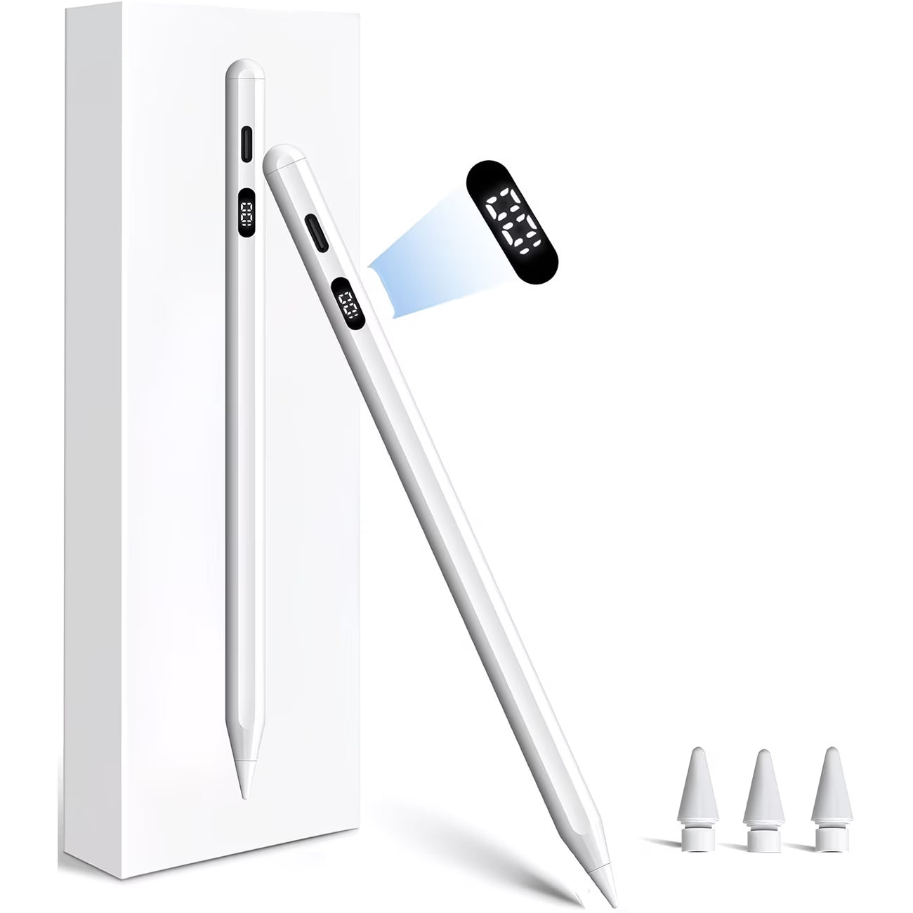 SmartPen Pro – Präzisionsstift für ausgewählte iPads 2018–2025 mit Akkuanzeige und USB-C