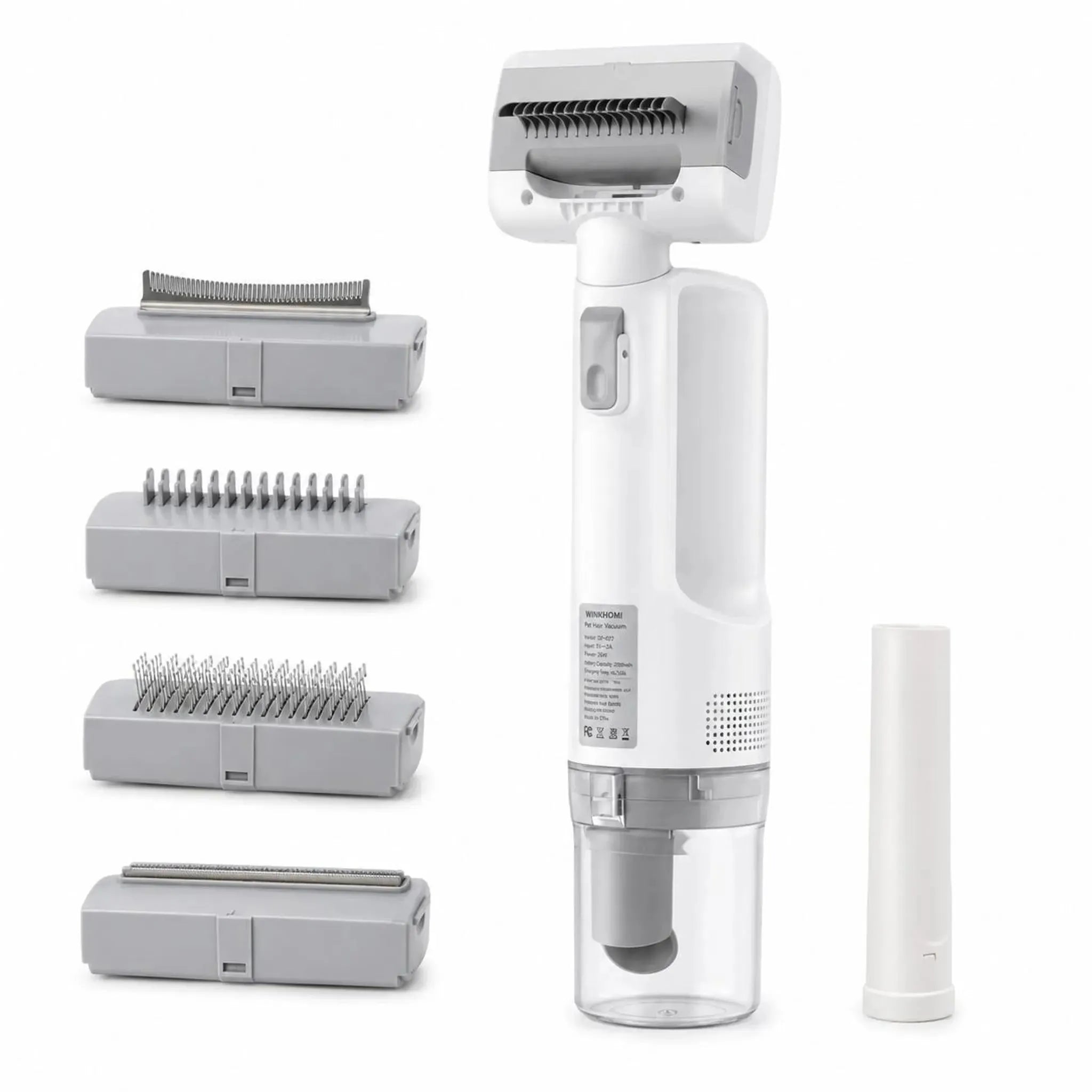 WINKHOMI 5-in-1 Akku-Tierhaarstaubsauger – 70 W, 3 Saugstufen