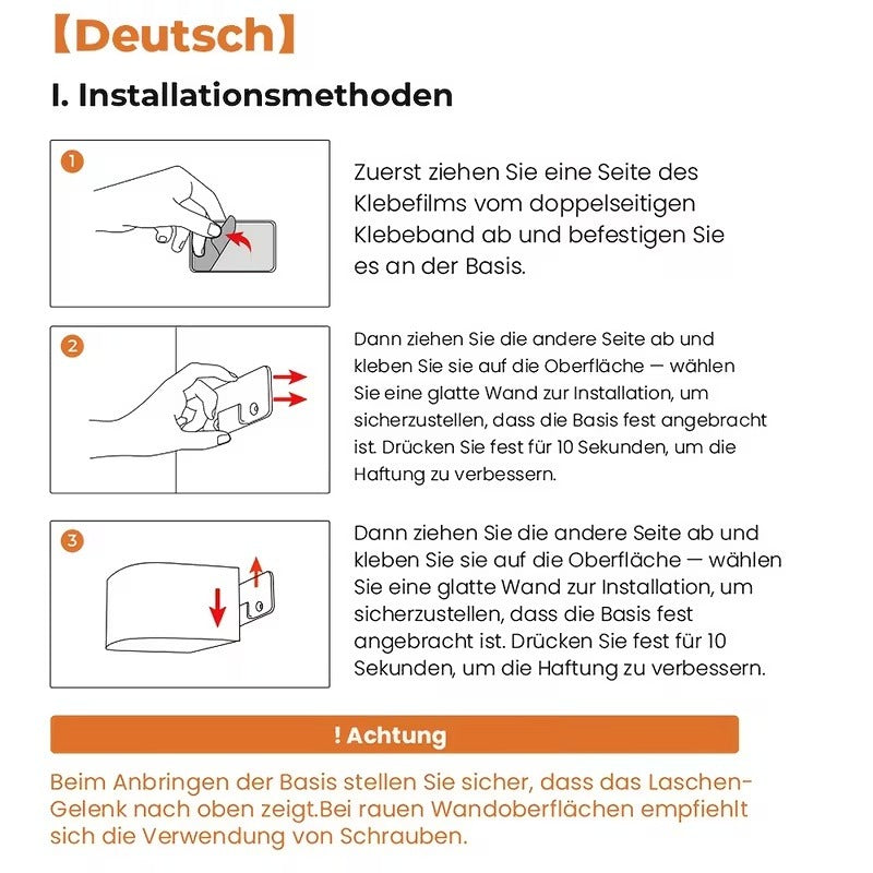 In wenigen Schritten sicher befestigt