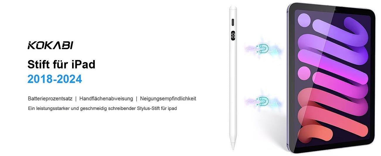 Kompatibel mit ausgewählten iPad-Modellen von 2018 bis 2025